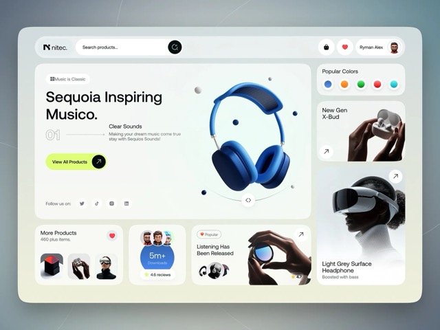 E-commerce UI